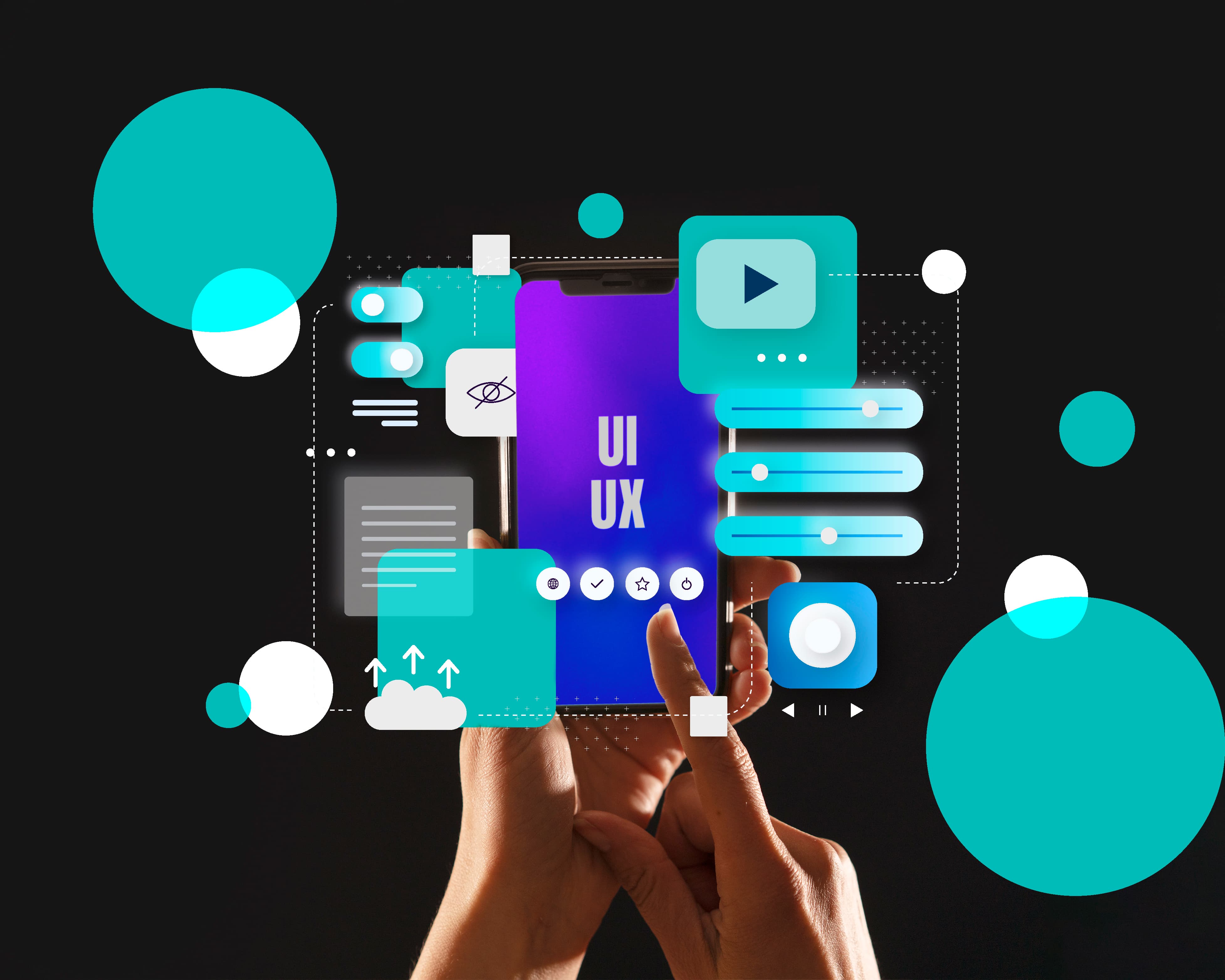 Imagem ilustra o design de interfaces.